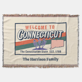 Manta personalizada de Connecticut