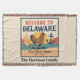 Manta personalizada de Delaware