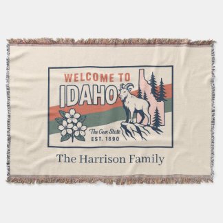 Manta personalizada de Idaho