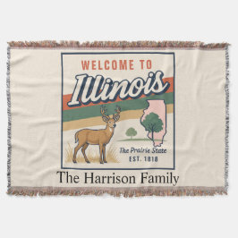 Manta personalizada de Illinois