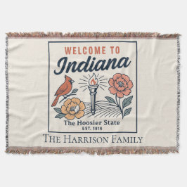 Manta personalizada de Indiana