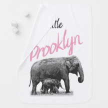 Manta personalizada de la niña "poca Brooklyn "
