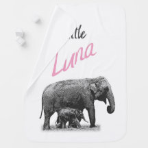 Manta personalizada de la niña "poca Luna "