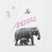 Manta personalizada de la niña "poco Arianna "