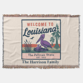 Manta personalizada de Louisiana