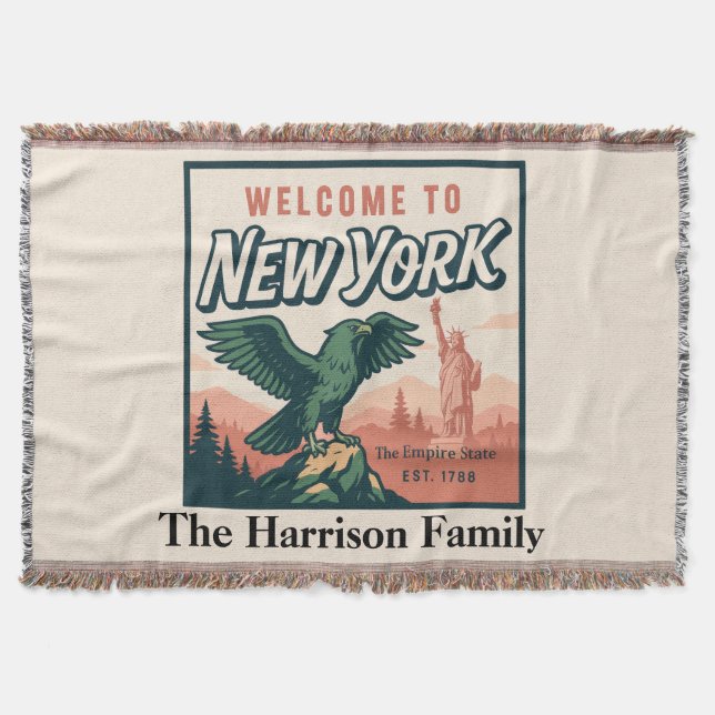 Manta personalizada de Nueva York (Anverso)