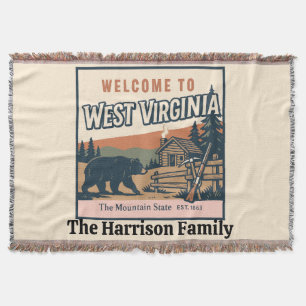 Manta Personalizada de Virginia Occidental