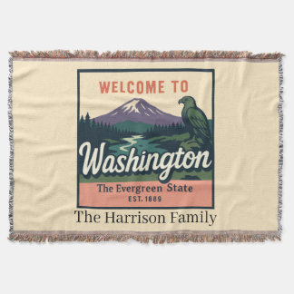 Manta personalizada de Washington