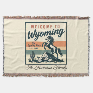 Manta personalizada de Wyoming