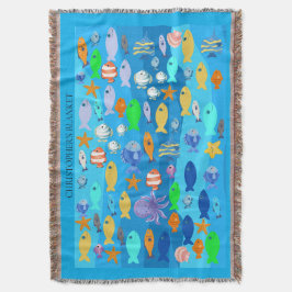 Manta Personalizada - Diseño de Peces