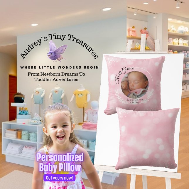 Manta Personalizada Para Bebé Niña Almohada (Subido por el creador)