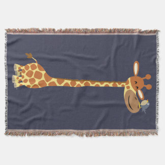 Manta Personalizado Cuto Giraffe Y Amigo