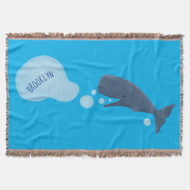 Manta Personalizado de burbujas de esperma de esperma (Anverso)