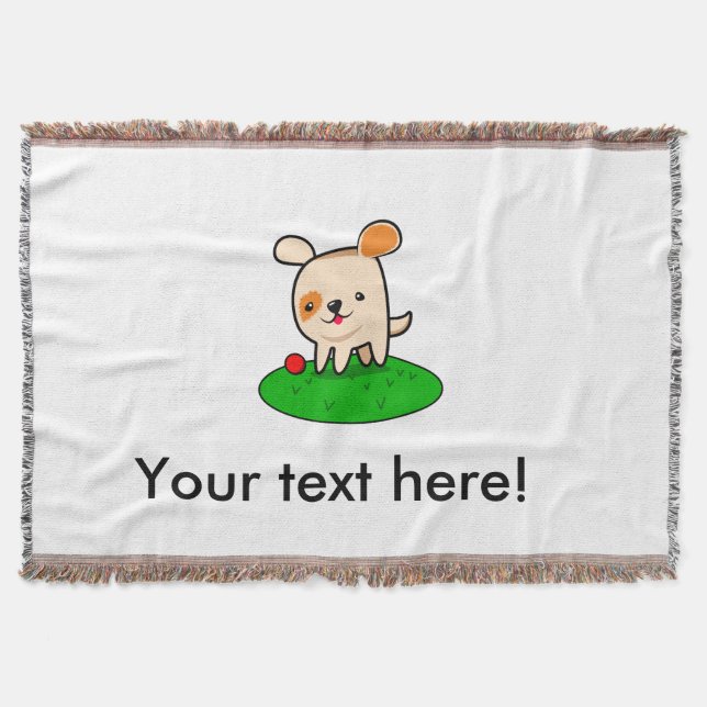 Manta Personalizado de cachorros (Anverso)