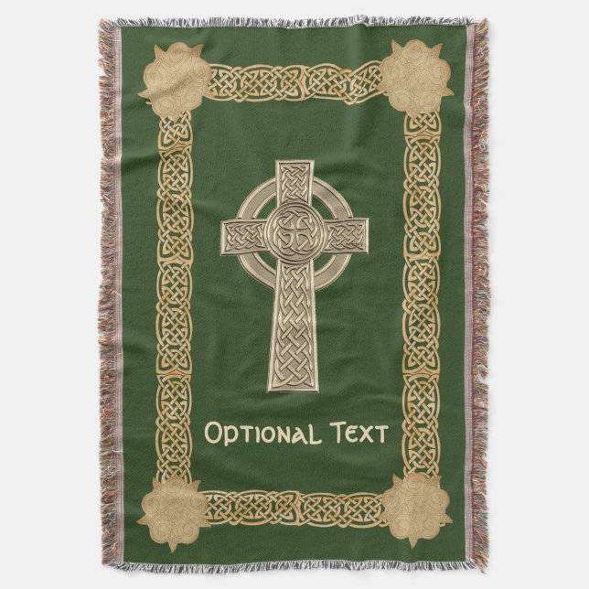 Manta Personalizado de cruces celtas (Frente vertical)