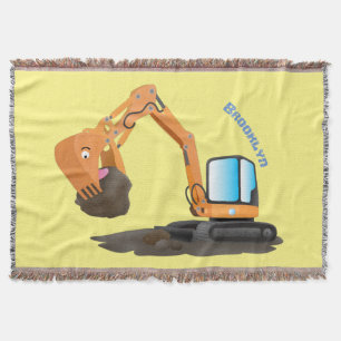 Manta Personalizado de excavadora de naranja cúpula