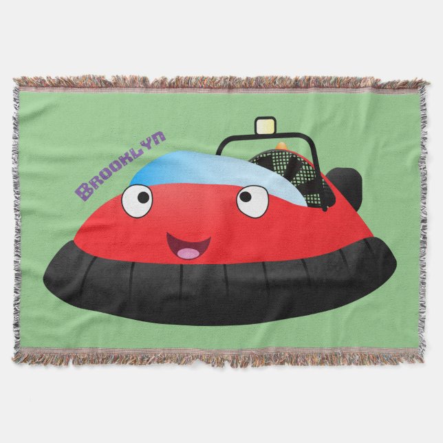 Manta Personalizado de jornalero alegre rojo (Anverso)
