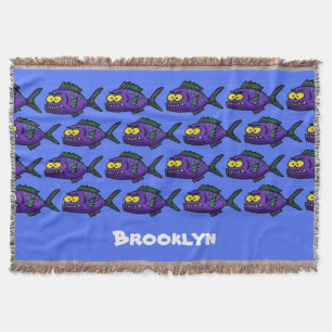 Manta Personalizado de pescado piraña