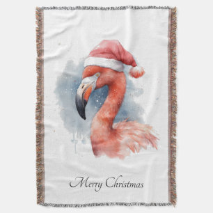 Manta Personalizado de Santa Claus Snowbird Flamingo