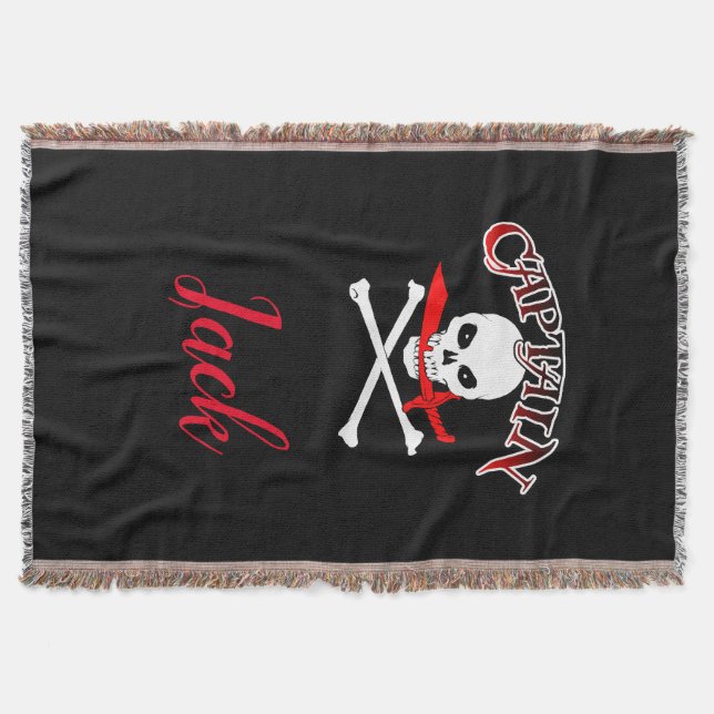 Manta Personalizado Jolly Roger (Cutlass) (Anverso)
