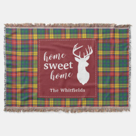 Manta Personalizado Rustic Tartan Buchanan Plaid