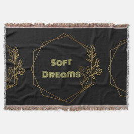 Manta Personalizado Sueños blandos Nombre de texto amari