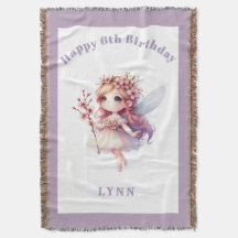 Personalized Whimsical Floral Fairy 