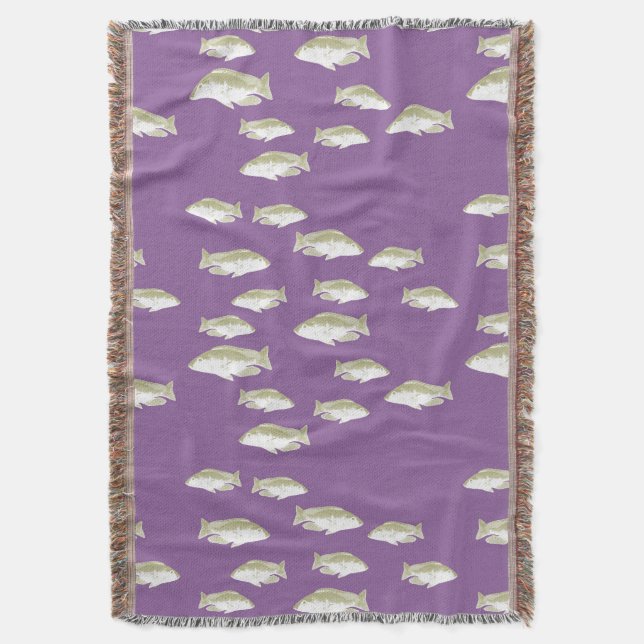 Manta Pescado morado (Frente vertical)
