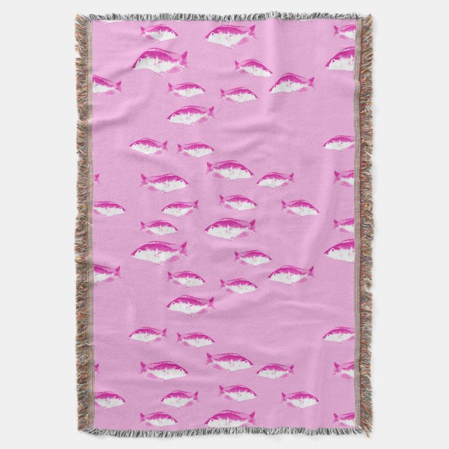 Manta Pescado rosa (Frente vertical)
