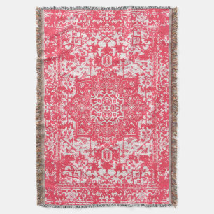 Manta Pétalos rosas en los sueños de Kilim