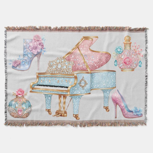 Manta Piano Glamour  (Anverso)