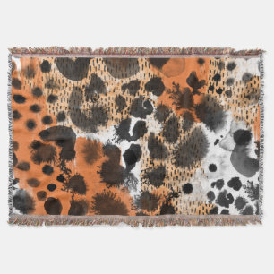 Manta Piel animal: patrón de leopardo creativo.