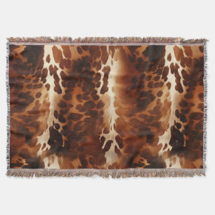 Manta Piel de vaca de Western Brown