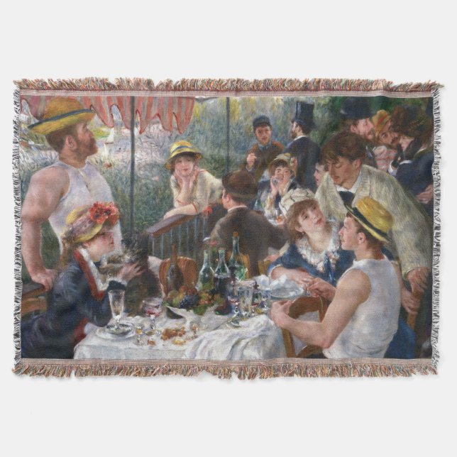 Manta Pierre-Auguste Renoir - Luncheon del Fiesta de Boa (Anverso)