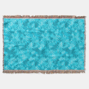 Manta Pineapple Camo Hawaiian Throw Blanket