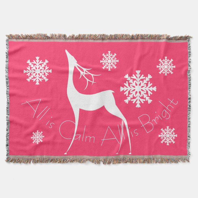 Manta Pink All is Calm All is Bright Deer Thing (Anverso)