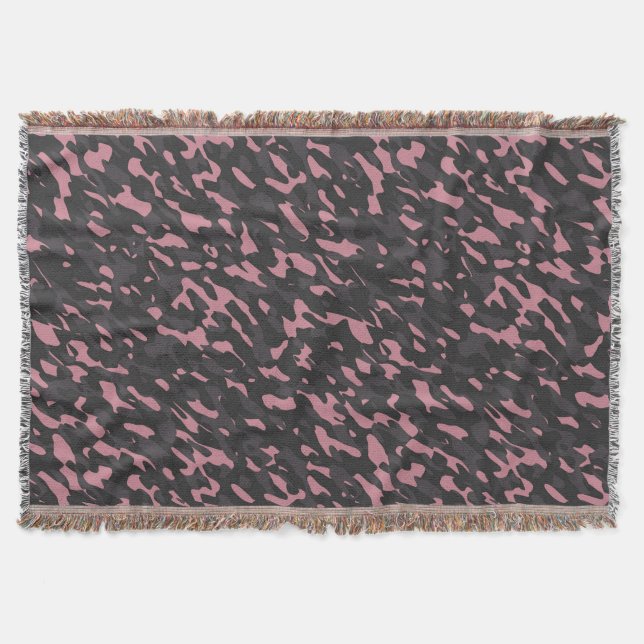 Manta pink and gray camo abstract (Anverso)
