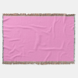 Manta Pink Throw Blanket