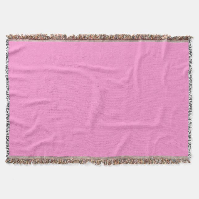 Manta Pink Throw Blanket (Anverso)