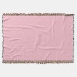 Manta Pink Throw Blanket