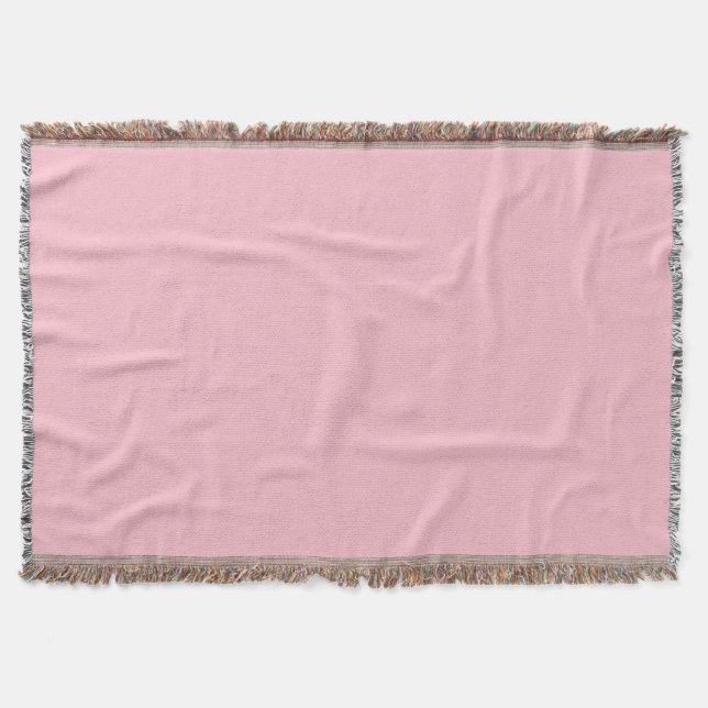 Manta Pink Throw Blanket (Anverso)