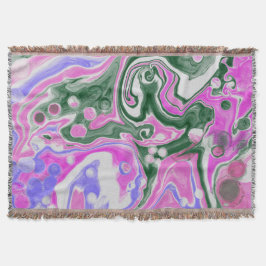 Manta Pink Throw Blanket