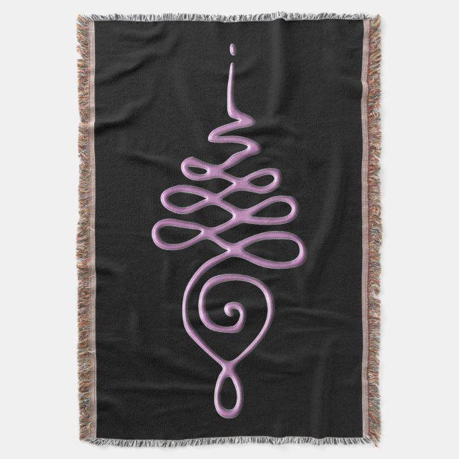 Manta Pink Unalome  (Frente vertical)
