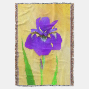 Manta Pintado de iris morado - Perro original curado A