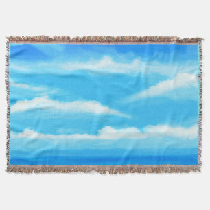 Manta Pintado majestuoso del cielo azul