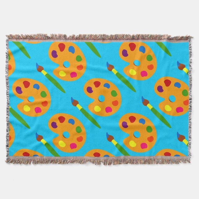 Manta Pintura de arte de paleta (Anverso)