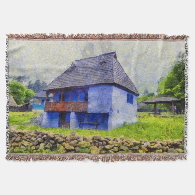 Manta Pintura de la casa azul (Anverso)