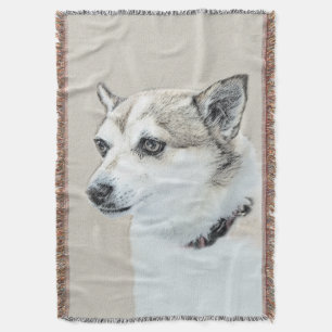 Manta Pintura noruega de Lundehund - Arte original del p