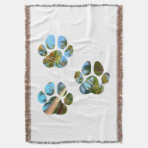 Pinturas de pata de perro - Palmeras tropicales