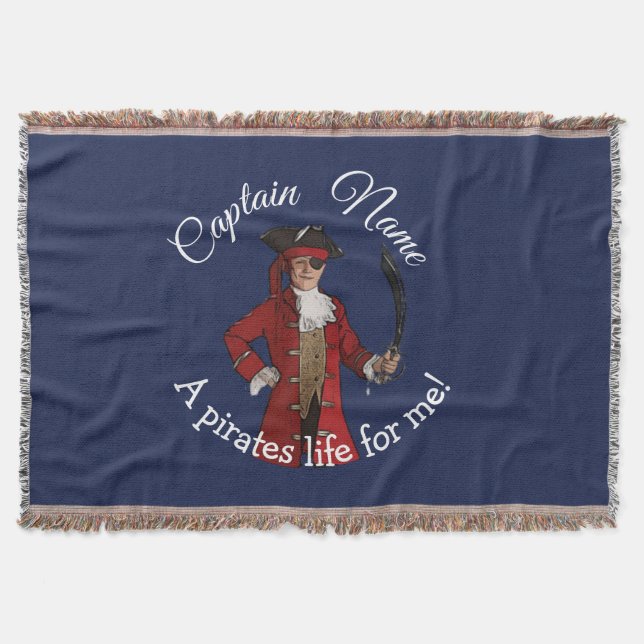 Manta Pirata Fiesta de niños náuticos (Anverso)